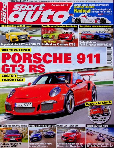 Deckblatt Sport Auto (06/2015)